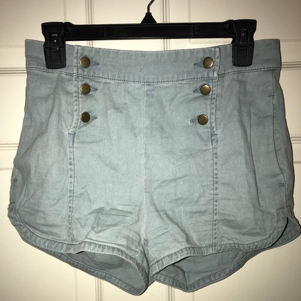 Light blue shorts